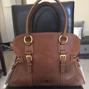 Elephant Florentine large Domed Buckle Satchel